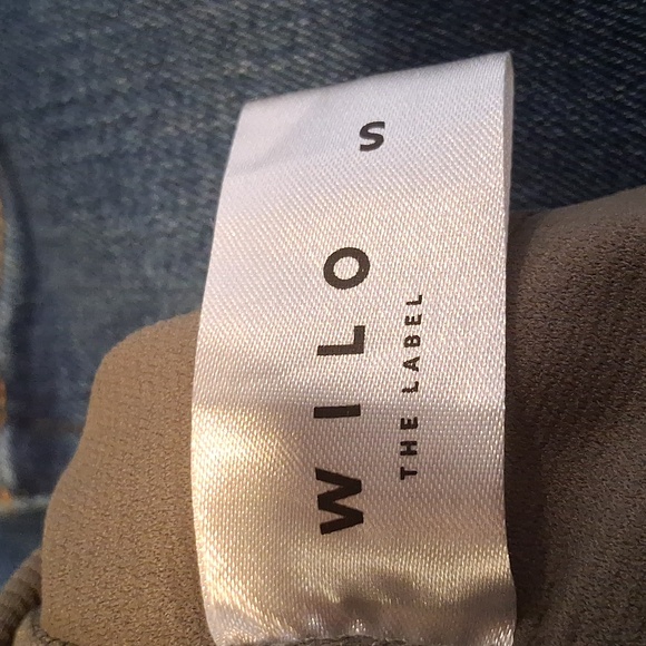 Wilo The Label Olive & Lime Green Ribbed Bike Shorts Size Small - Picture 3 of 5